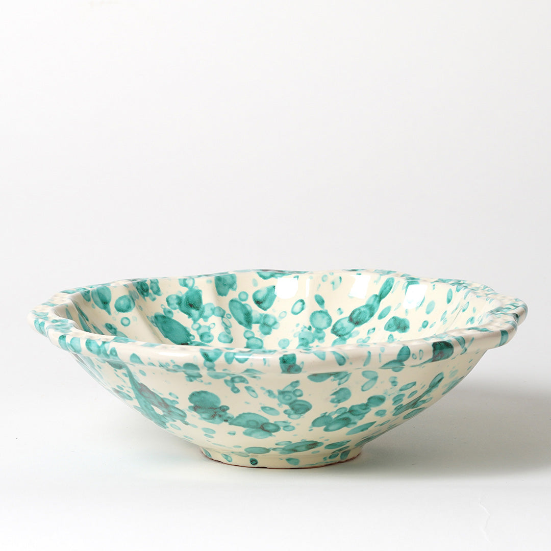 Small Scalloped Decorative/Pudding Bowl - 5 Colourways