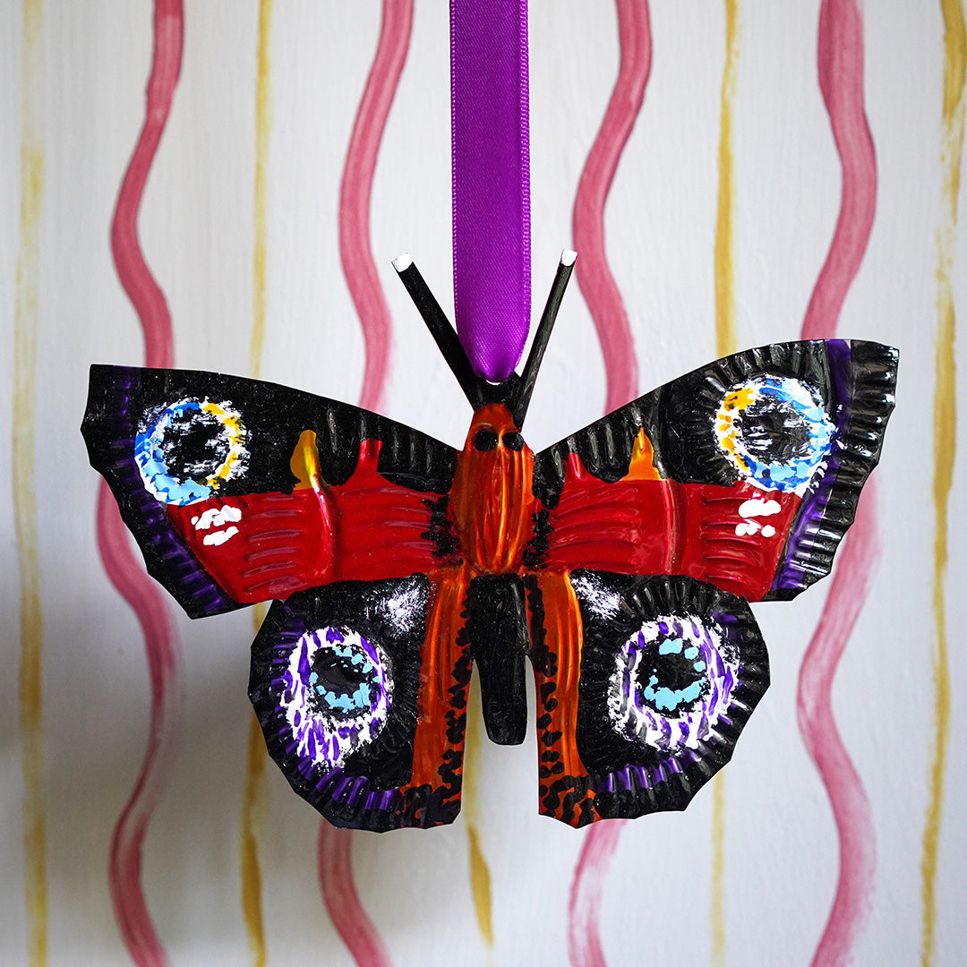 Handmade Tin Decoration - Butterfly Nos.1