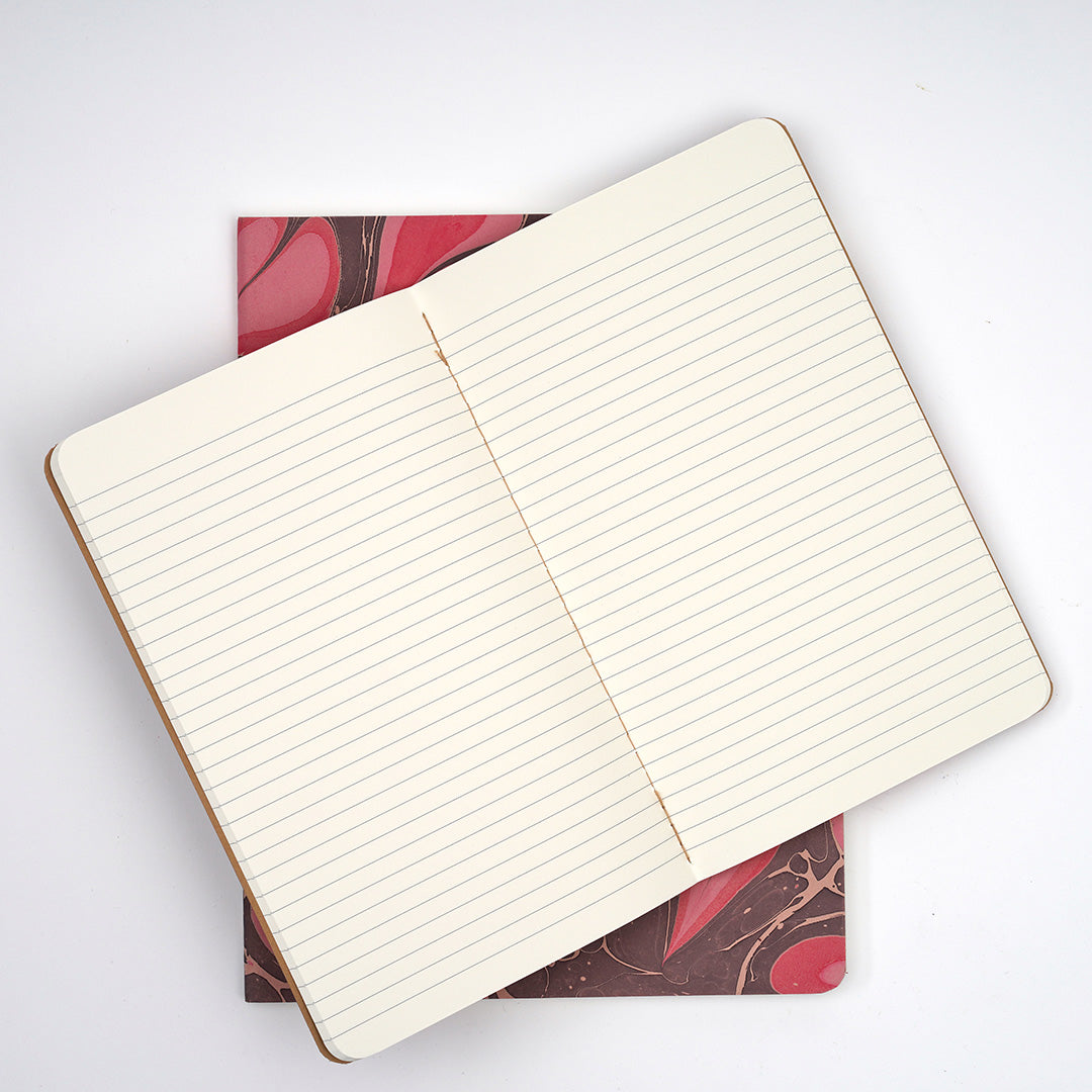 Hand Marbled Notebook - LOVE