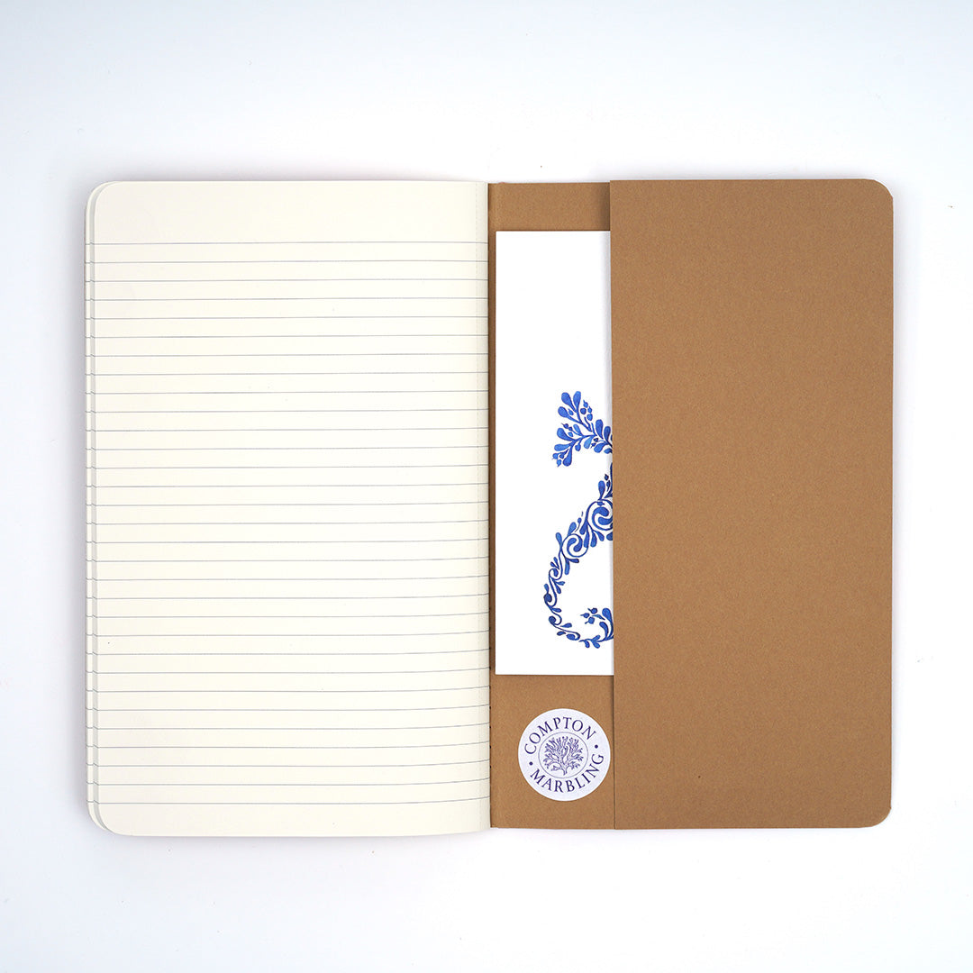 Hand Marbled Notebook - LOVE