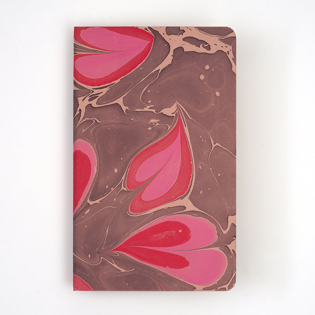 Hand Marbled Notebook - LOVE