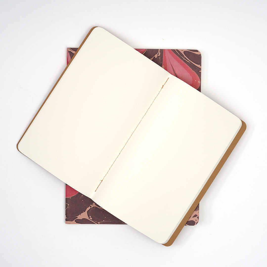 Hand Marbled Notebook - LOVE