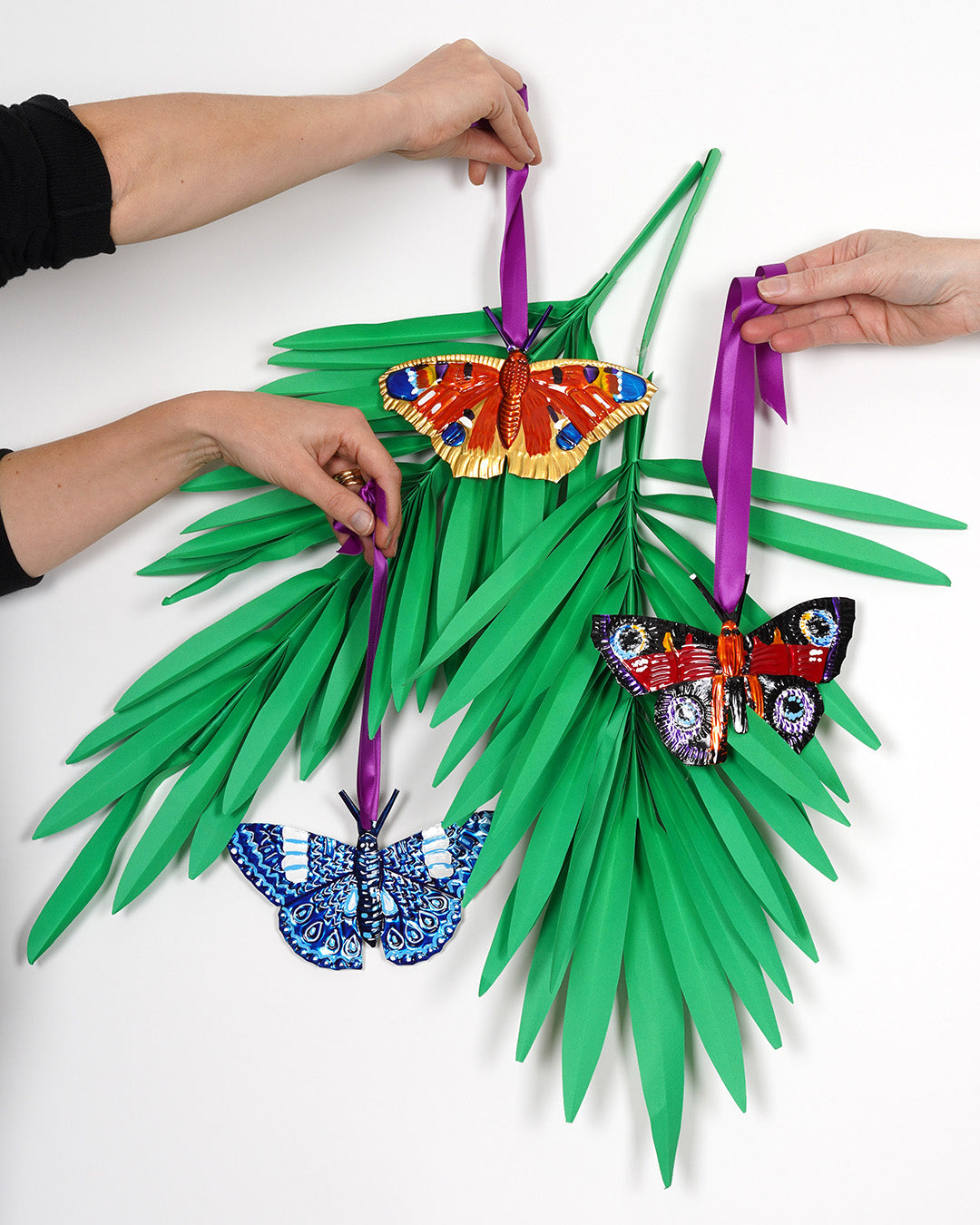 Handmade Tin Decoration - Butterfly Nos.2