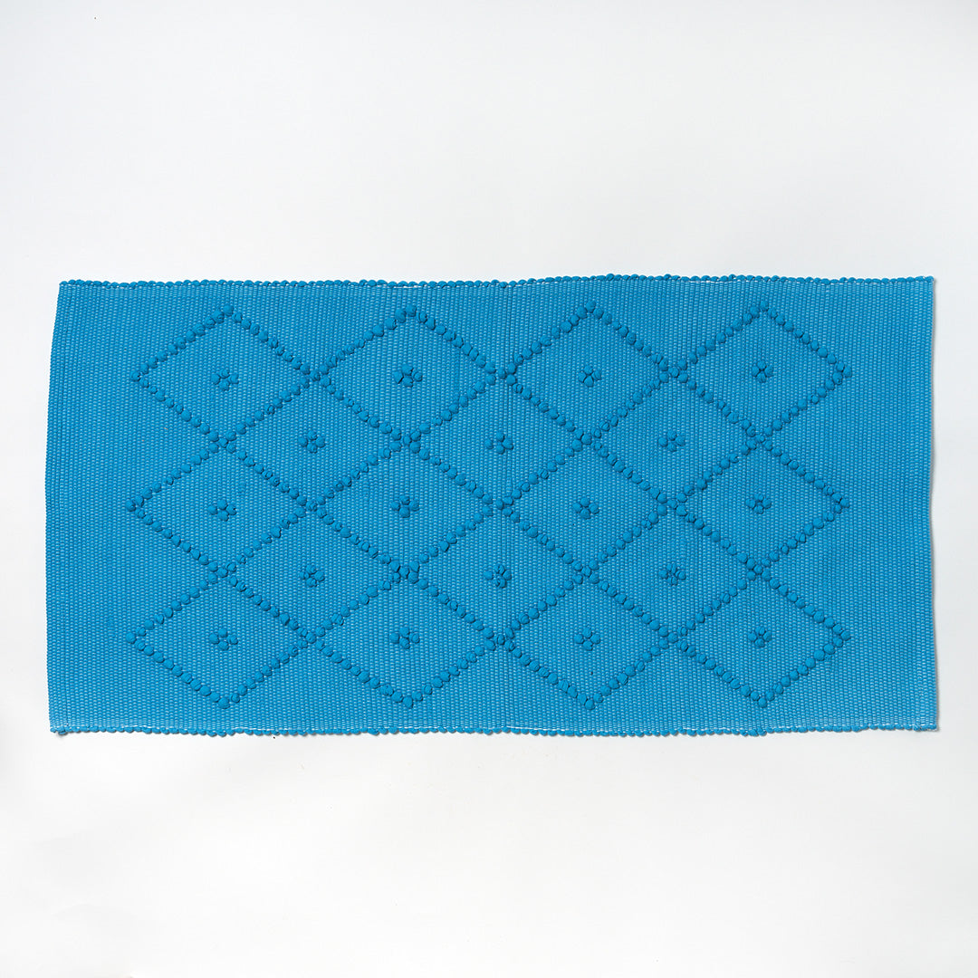 Cotton Bath Mat - Turquoise, Standard