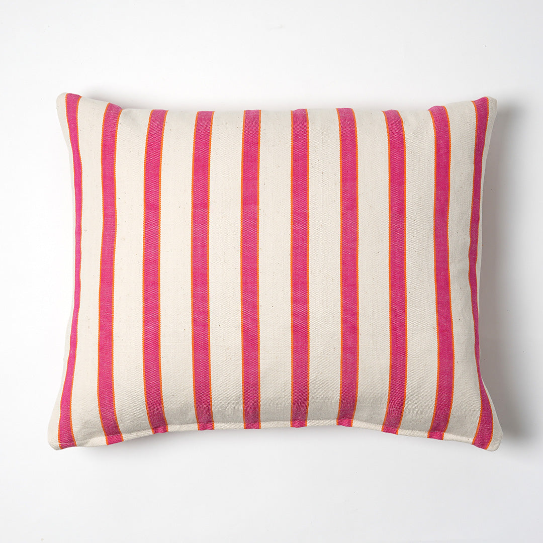 Sunset Stripe Hand Woven Cushion - 7 Sizes