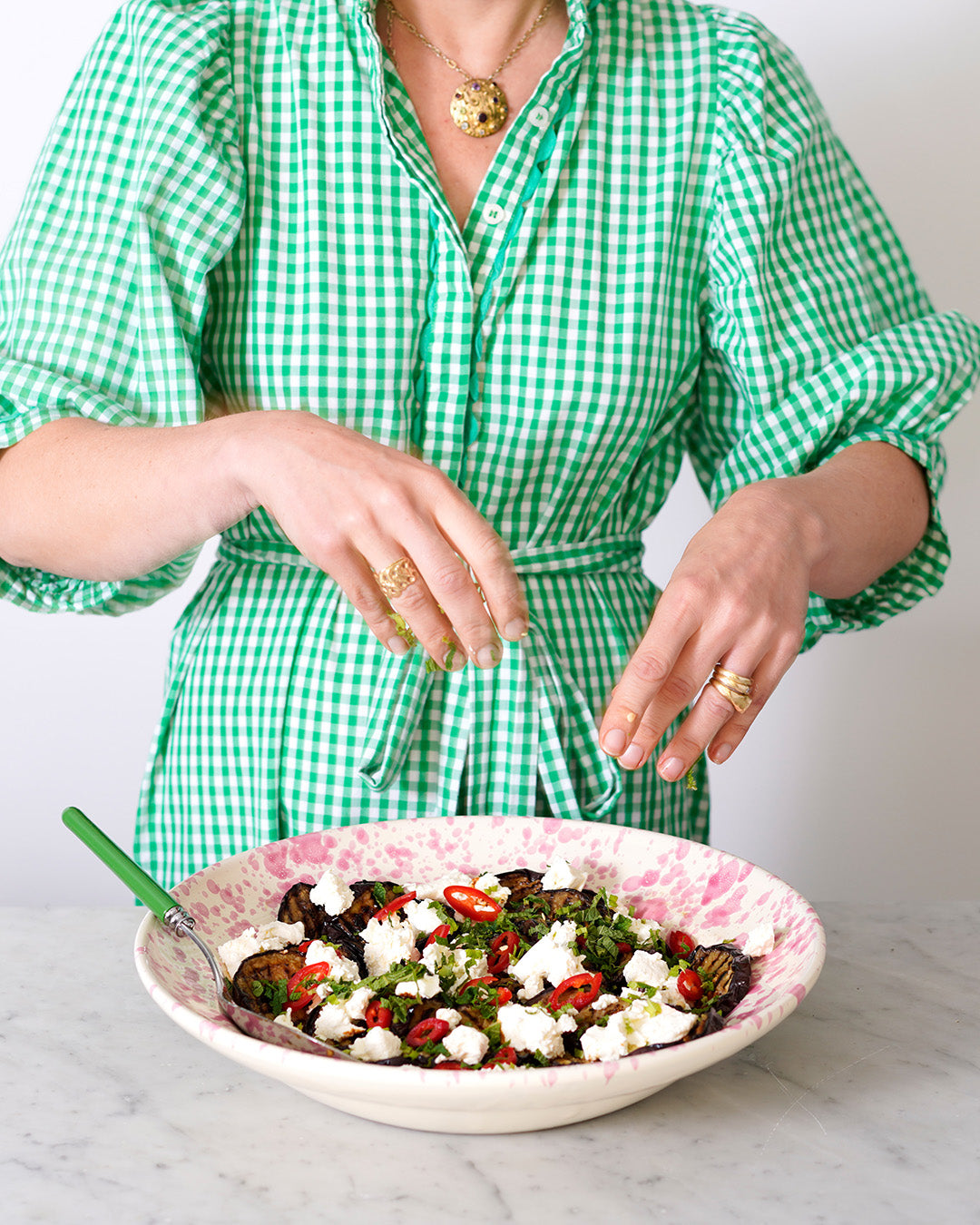 Serving Dish with lip