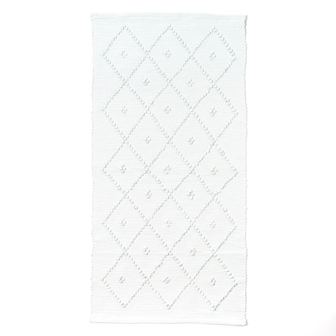 Cotton Bath Mat - White - Standard & Large