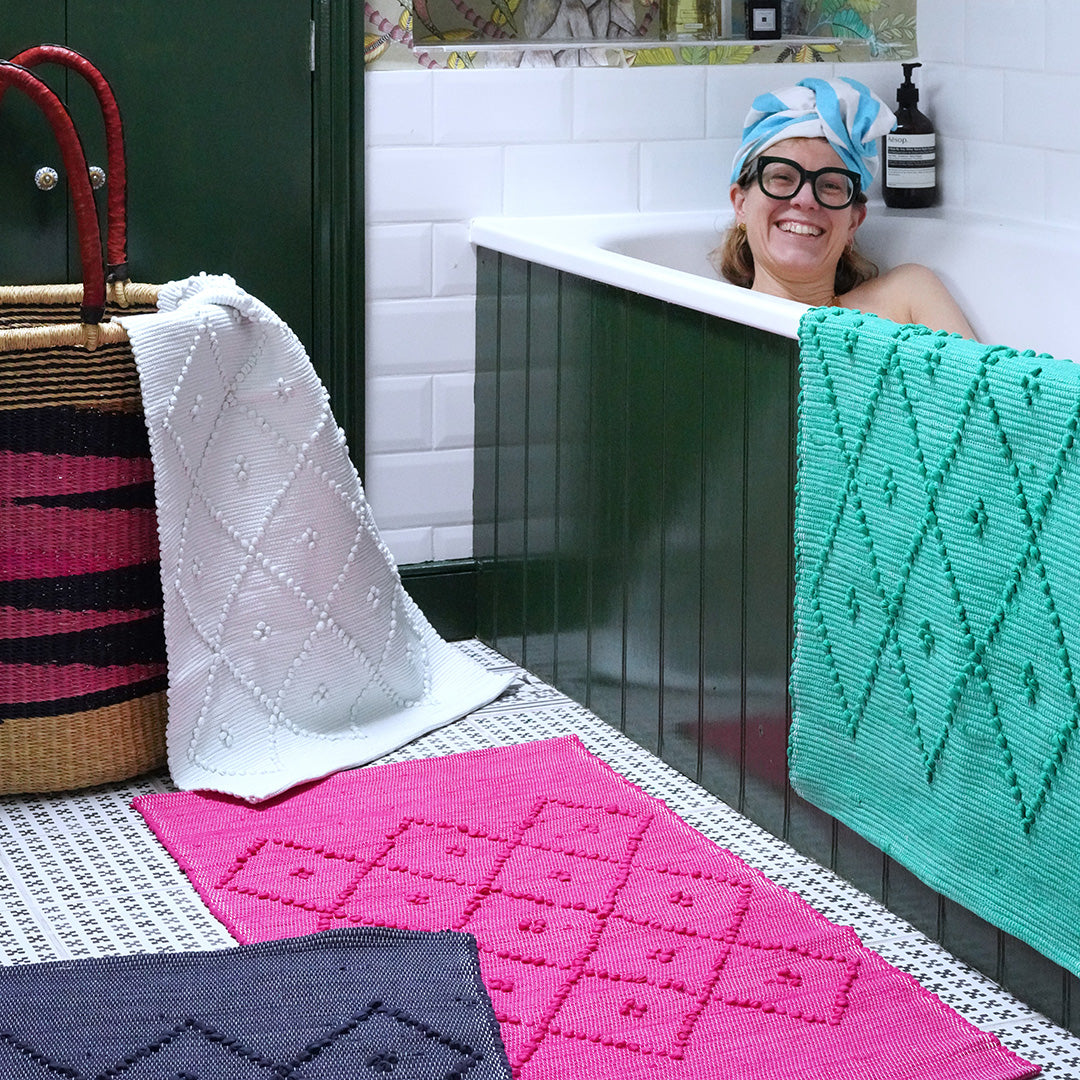 Portuguese bath mat
