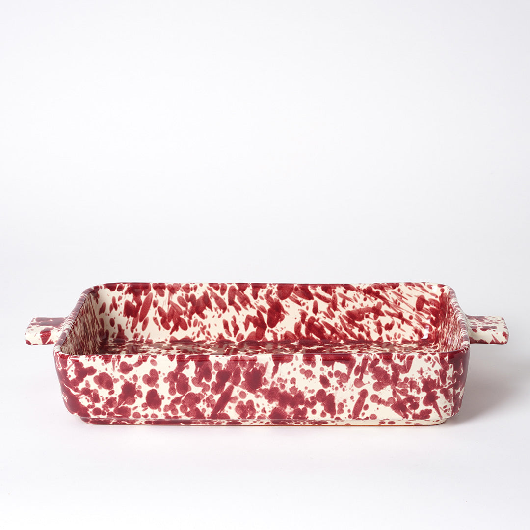 Medium Rectangular Oven Dish with handles - 3 Colourways