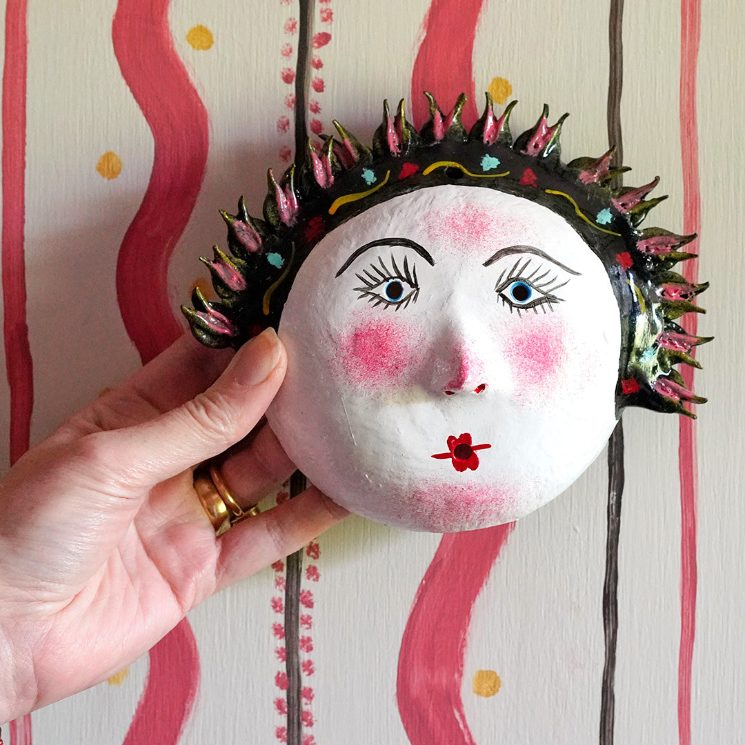 Mexican coconut wall art