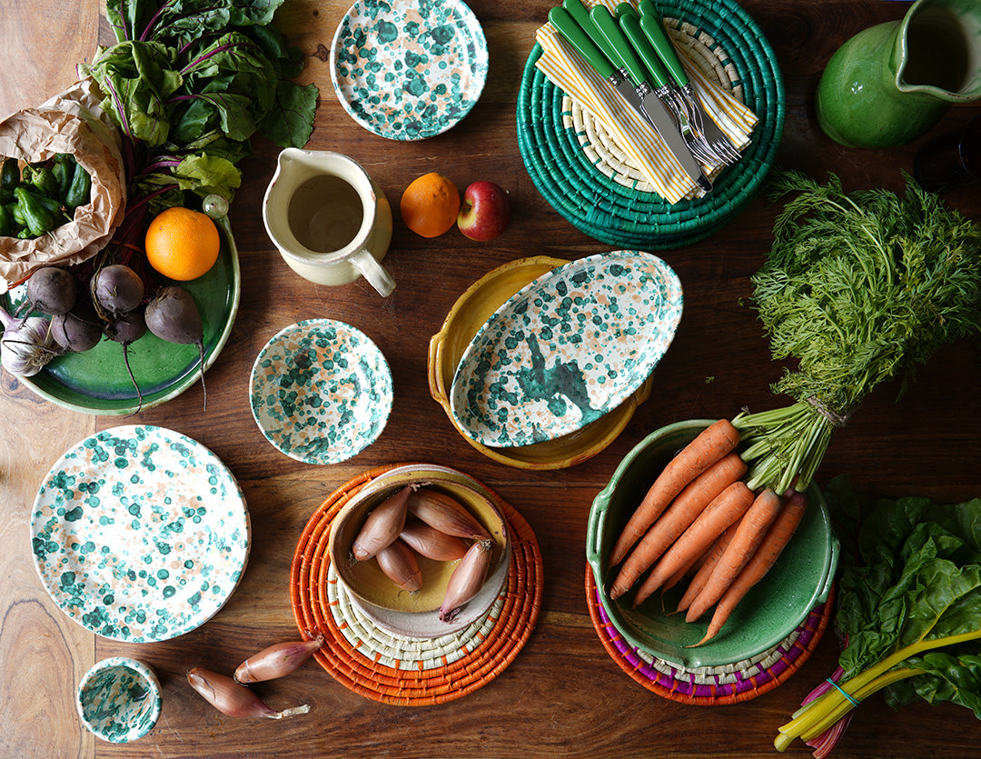 Rustic French Gratin Dish with handles, serves 8 People - 2 Colours