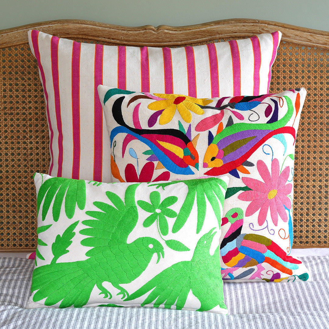 Sunset Stripe Hand Woven Cushion - 7 Sizes