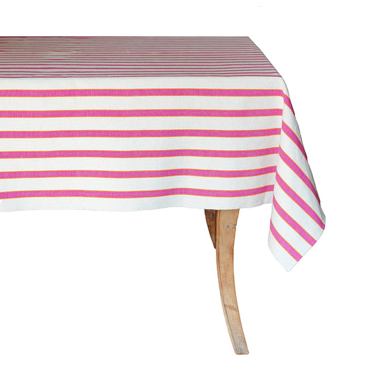Sunset Stripe Hand Woven Tablecloth - 2 Sizes LP