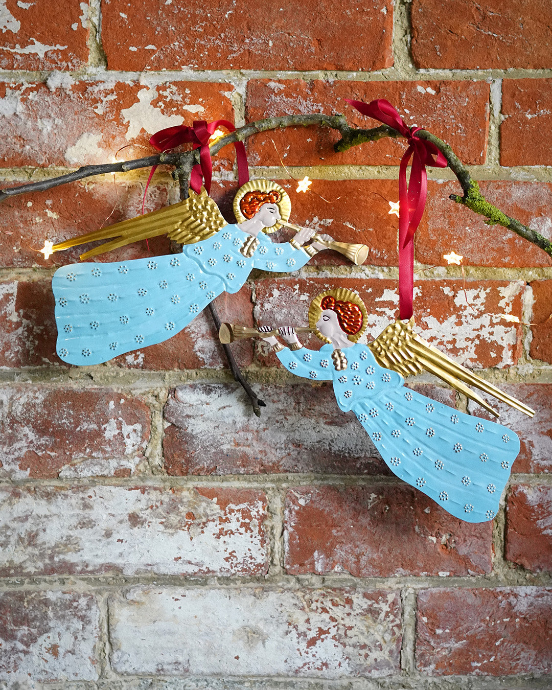 Trumpeting Angel - Powder Blue Left