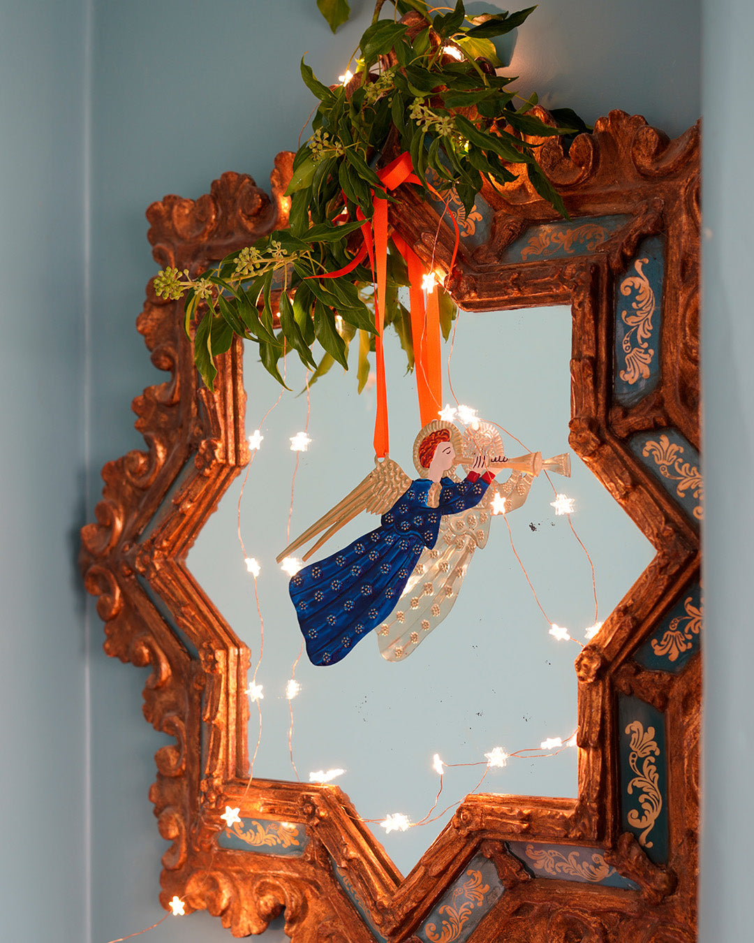 Trumpeting Angel - Powder Blue Right