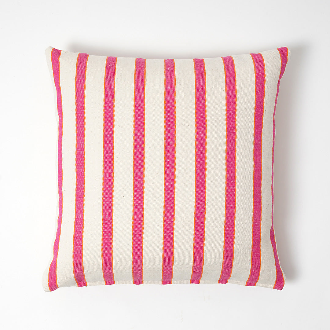 Sunset Stripe Hand Woven Cushion - 7 Sizes