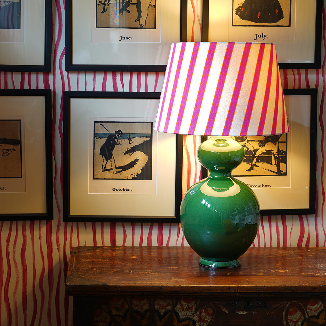 Sunset Stripe, Retro Lampshade - 4 sizes