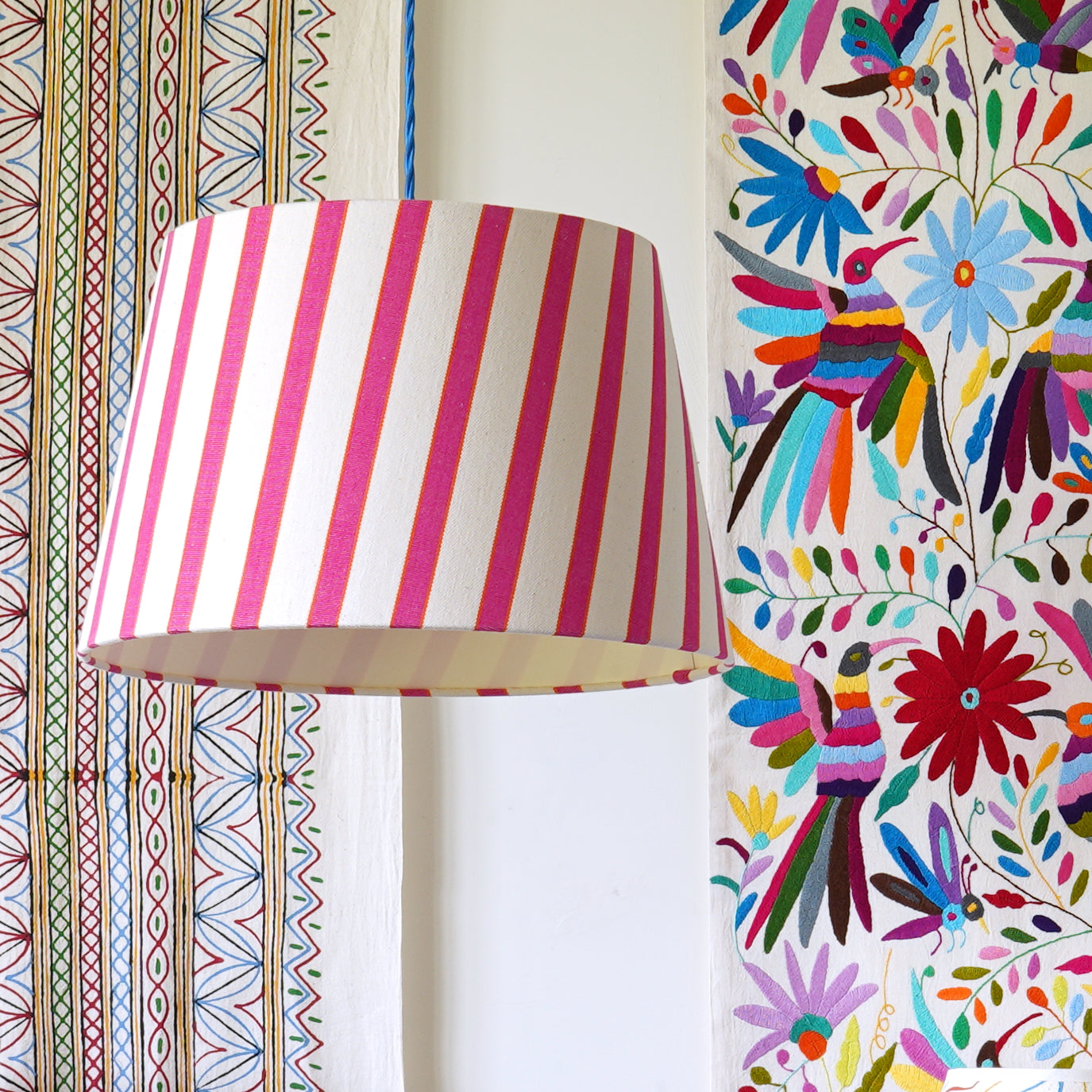Sunset Stripe, Fez Lampshade - 2 sizes
