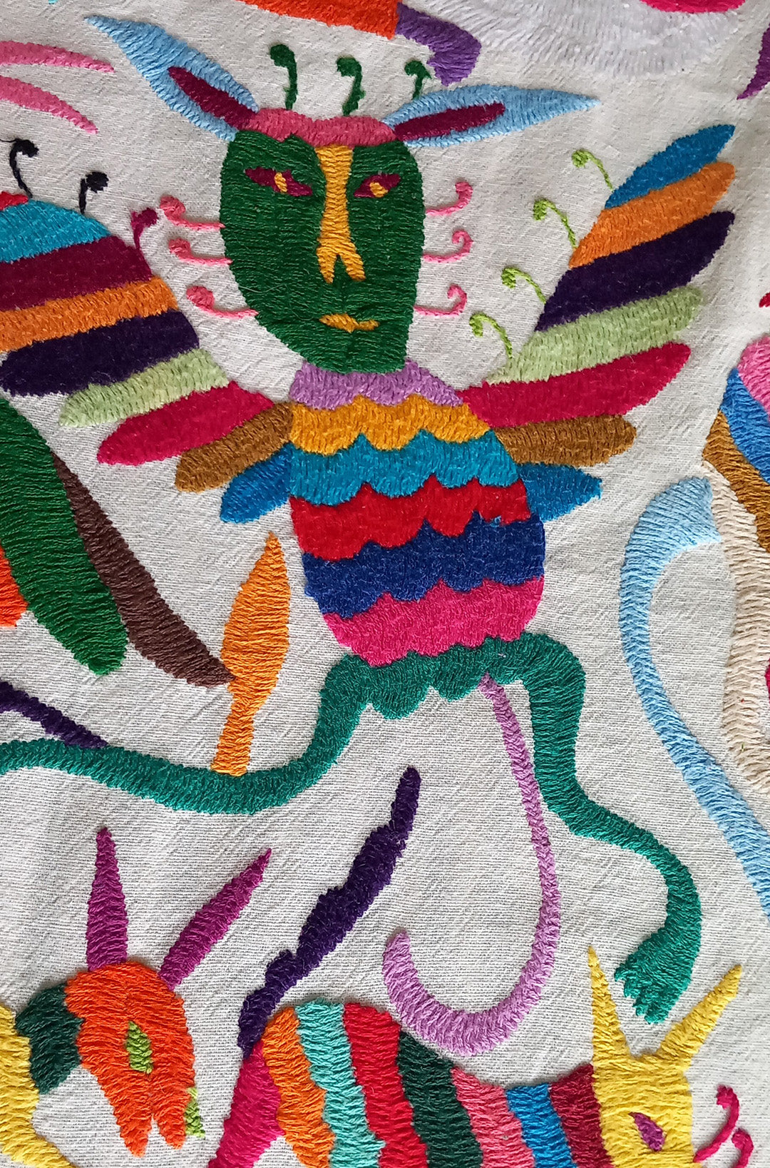 Multicoloured Otomi Wall Hanging - Carnival