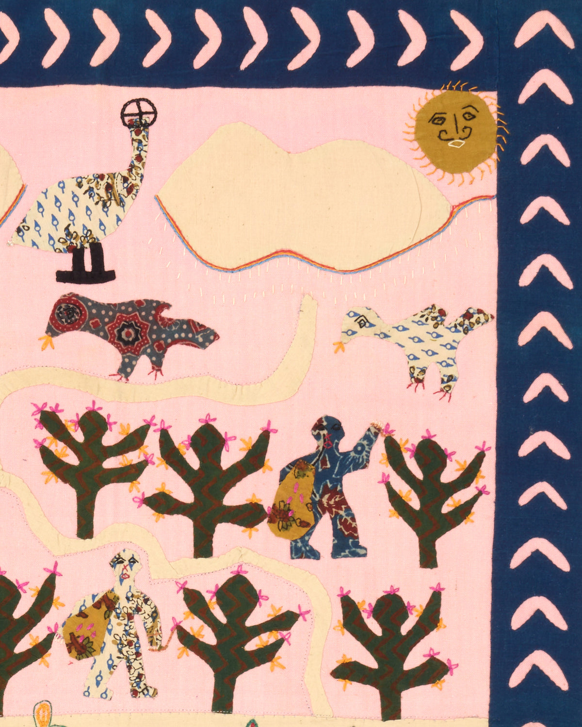 Applique Wall Hanging - After the Monsoon