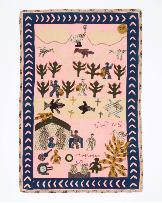 Applique Wall Hanging - After the Monsoon