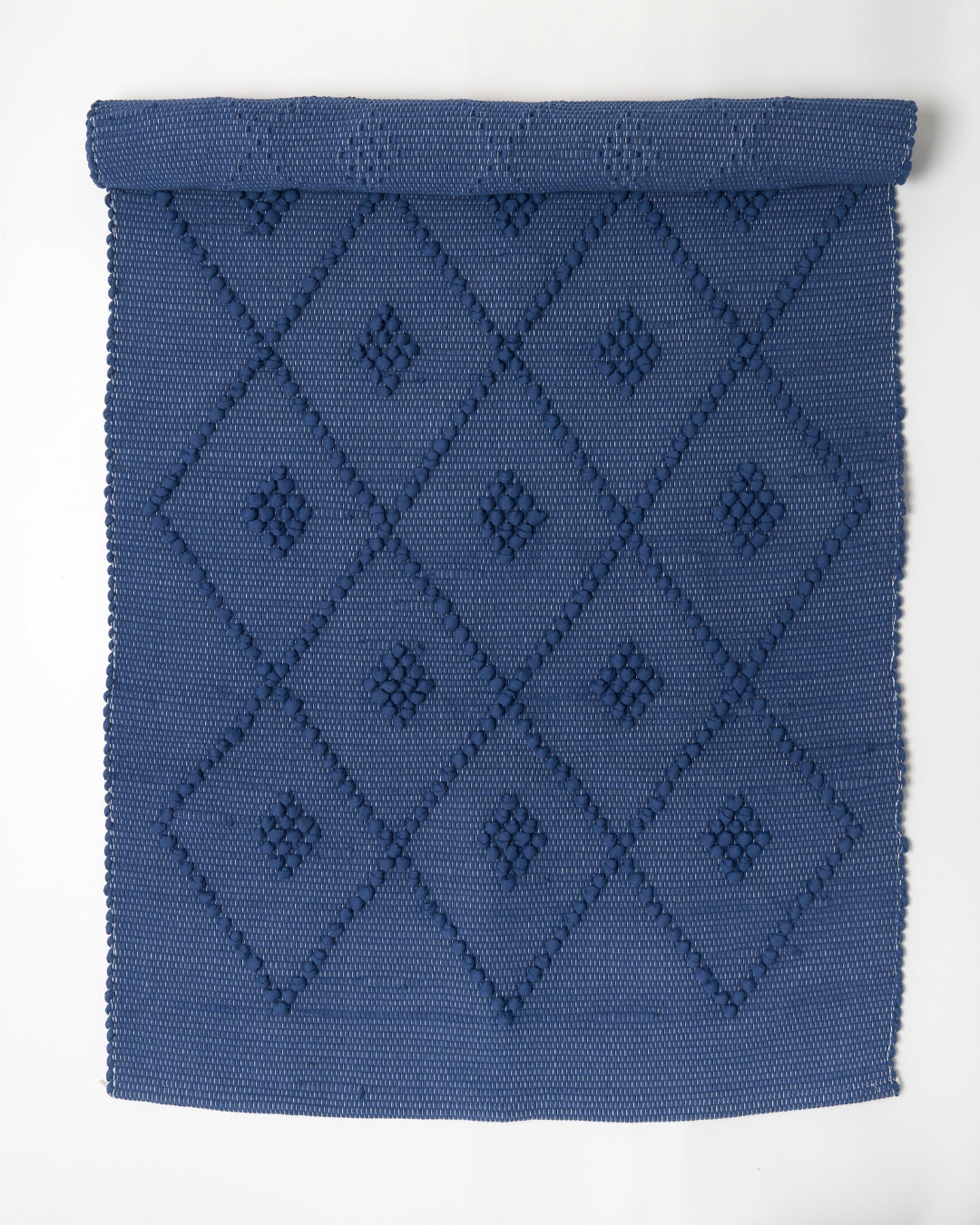 Cotton Bath Mat - Beautiful Blue - LARGE