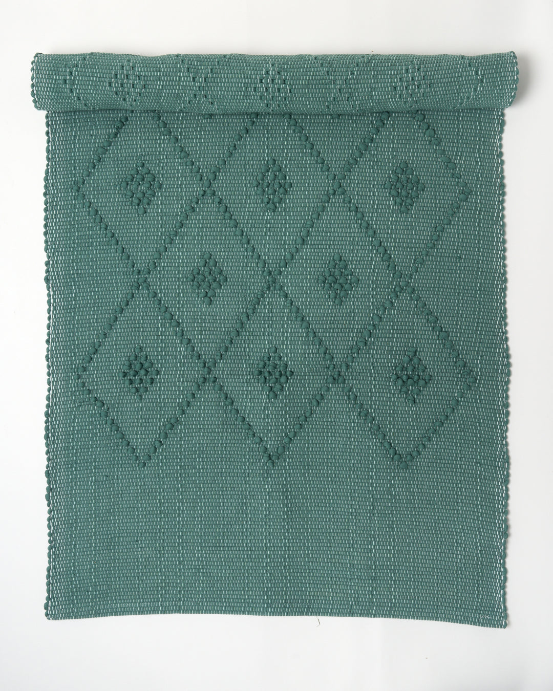 Cotton Bath Mat - Soft Green - LARGE