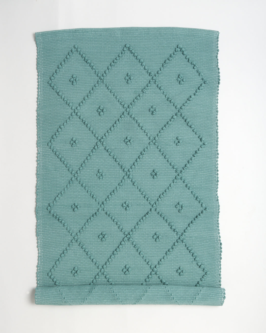 Cotton Bath Mat - Dark Aqua Green, Standard