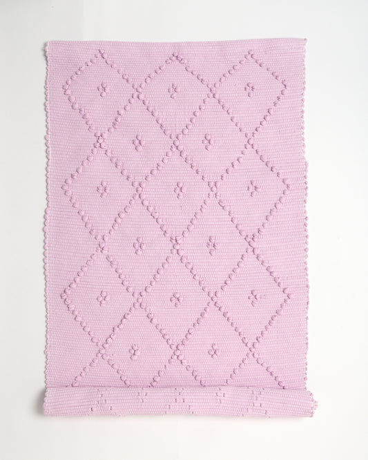 Cotton Bath Mat - Dusky Pink, Standard
