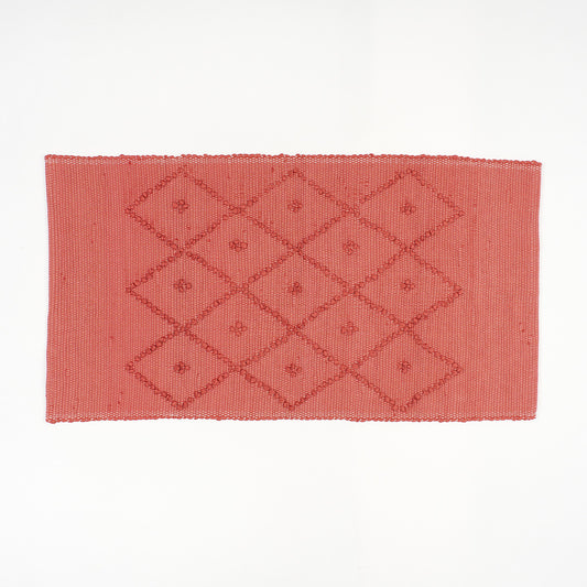 Cotton Bath Mat - Earth Red