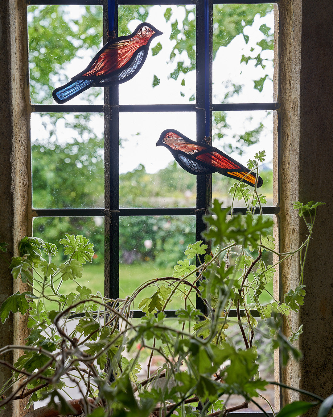 Spring Bird Series - Stained Glass Bird 17