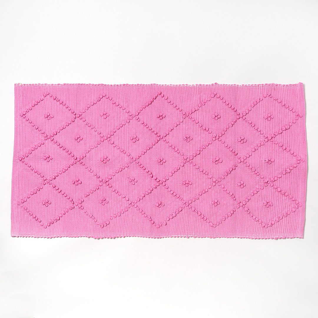 Cotton Bath Mat - Bubblegum Pink, Standard