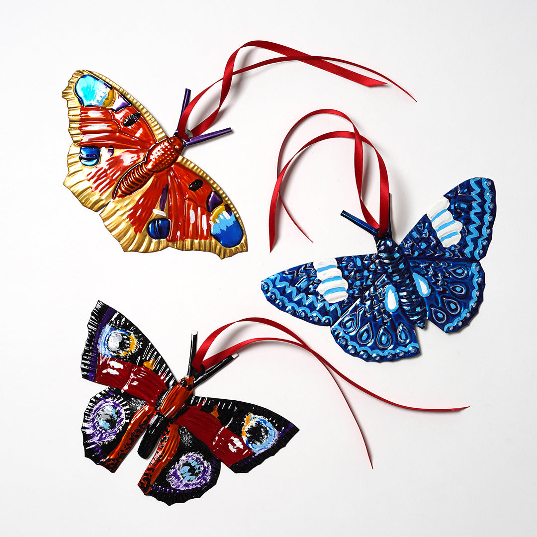 Handmade Tin Decoration - Butterfly Nos.3