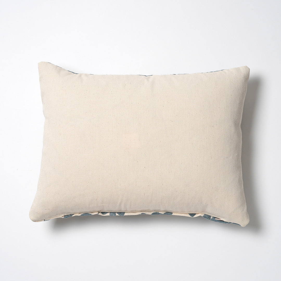 Slate Grey Otomi Cushion - 30cmx40cm