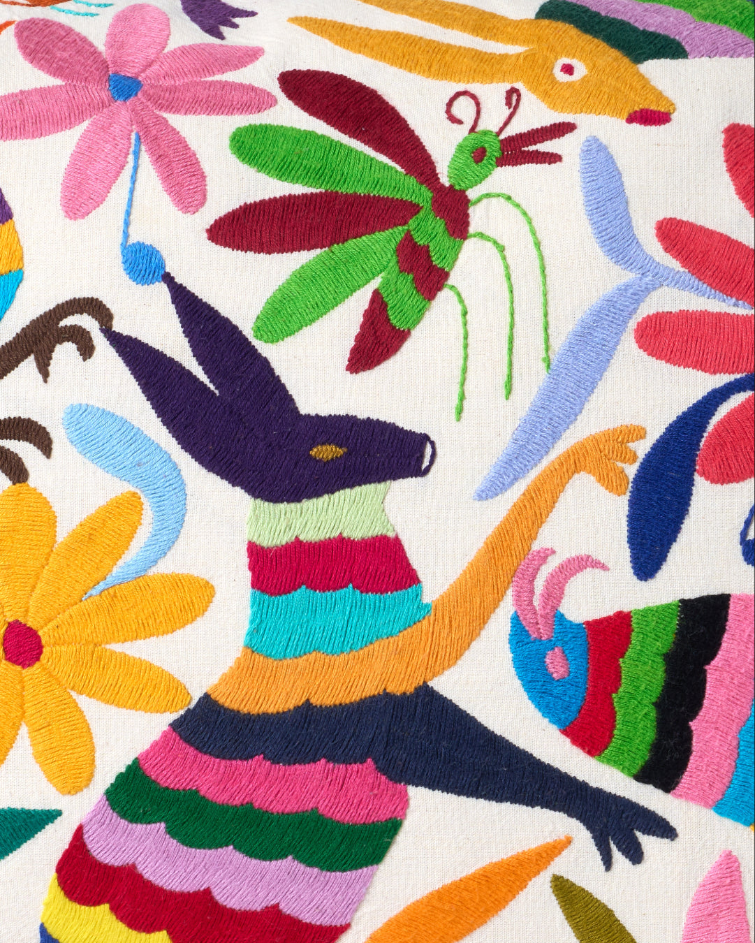 Multicoloured Otomi Cushion - 60cmx40cm