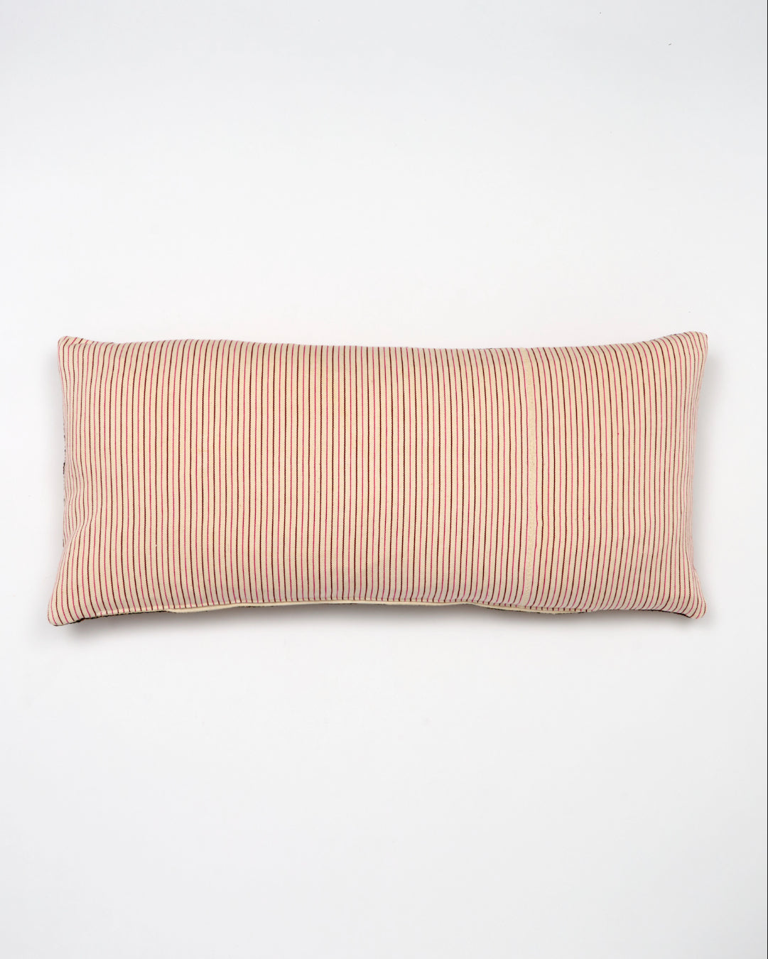 Hand Appliqued Cushion with Embroidery - Bolster
