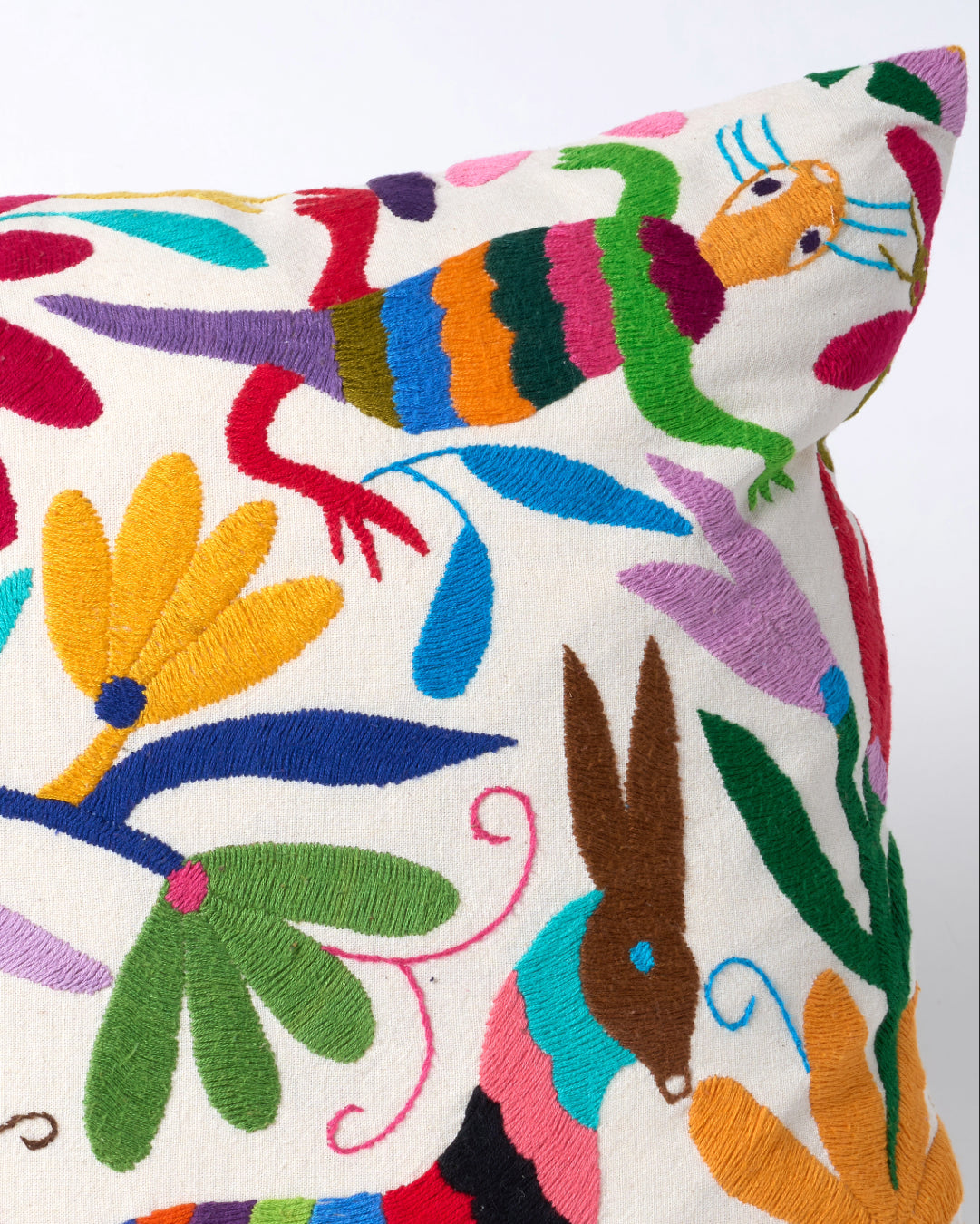 Multicoloured Otomi Cushion - 60cmx40cm