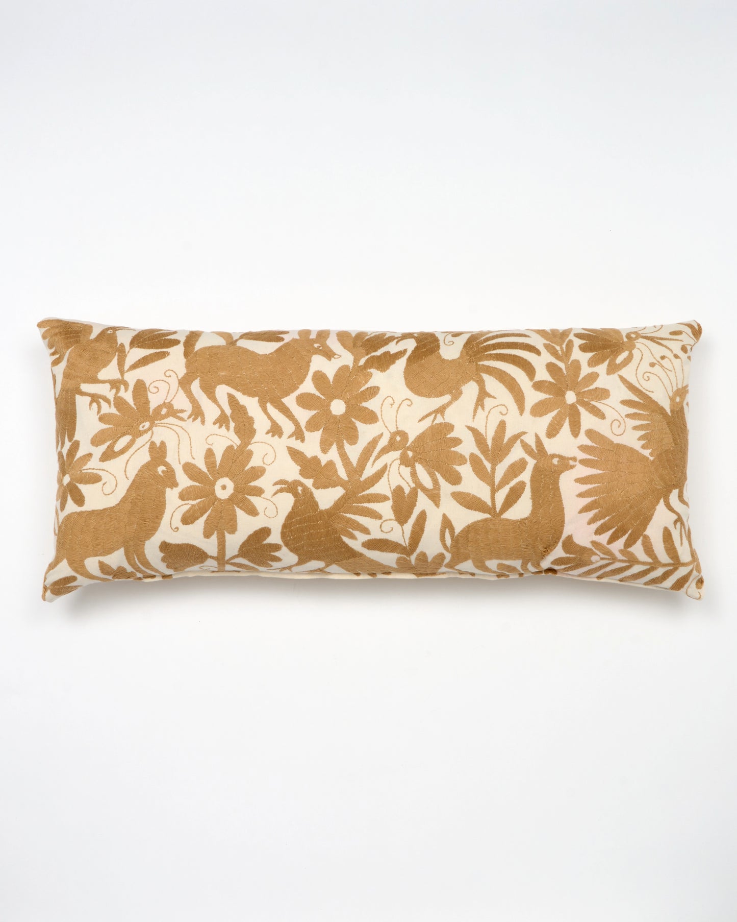 Biscuit Otomi Bolster Cushion - 90cmx40cm