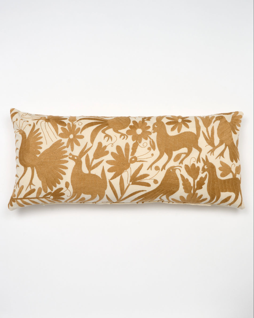 Biscuit Otomi Bolster Cushion - 90cmx40cm