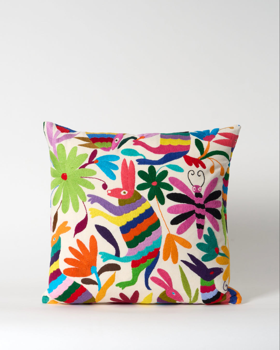 Multicoloured Otomi Cushion - 45cmx45cm