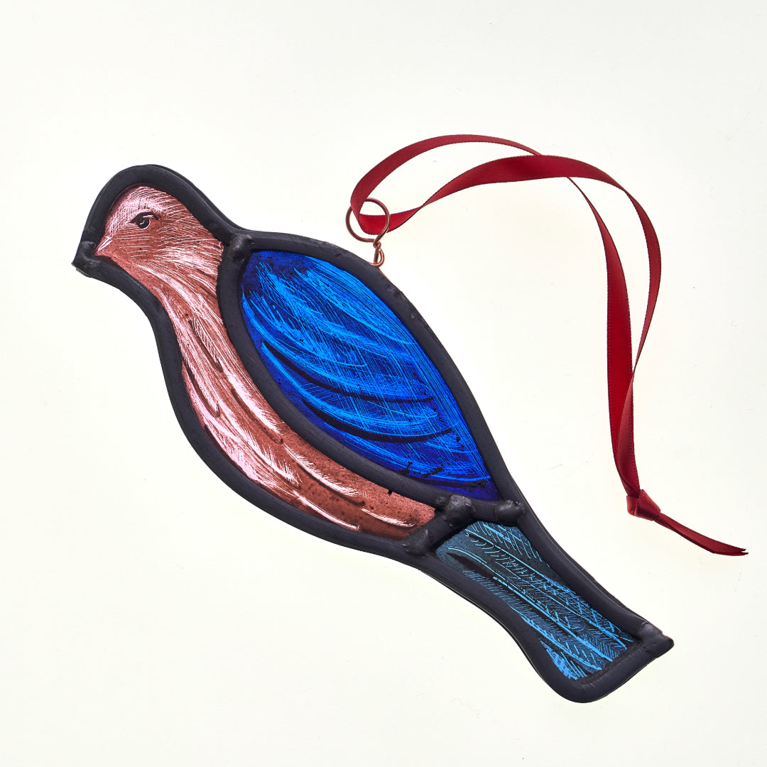 Spring Bird Series - Stained Glass Bird 4