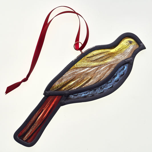 Spring Bird Series - Stained Glass Bird 1