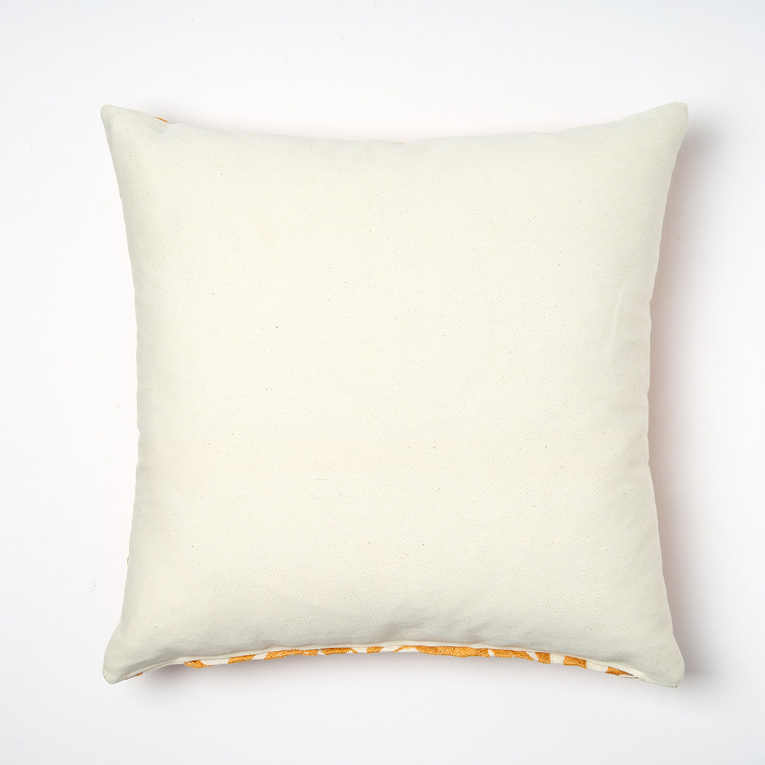 Pale Gold Otomi Cushion - 40cmx40cm