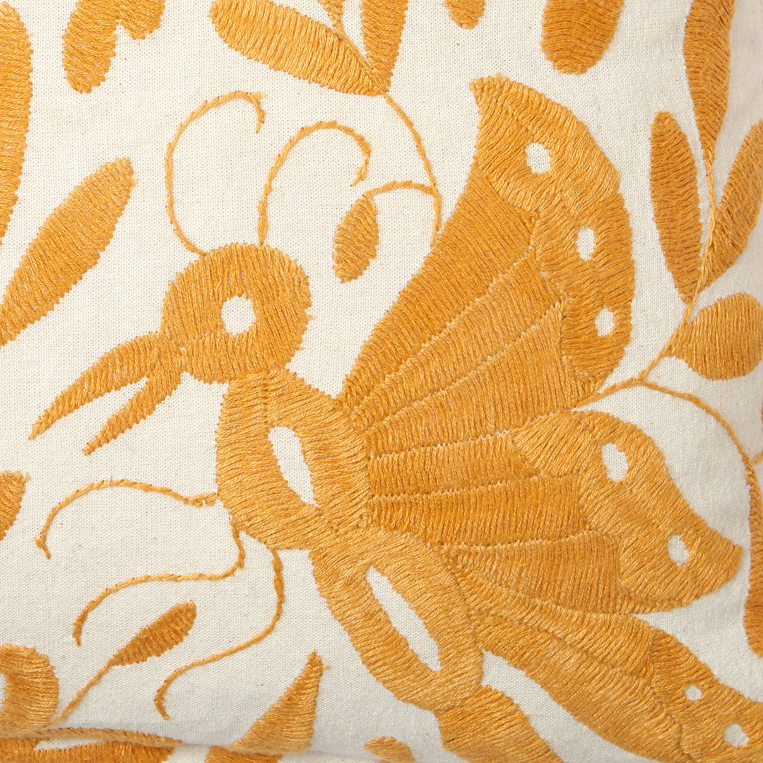 Pale Gold Otomi Cushion - 40cmx40cm