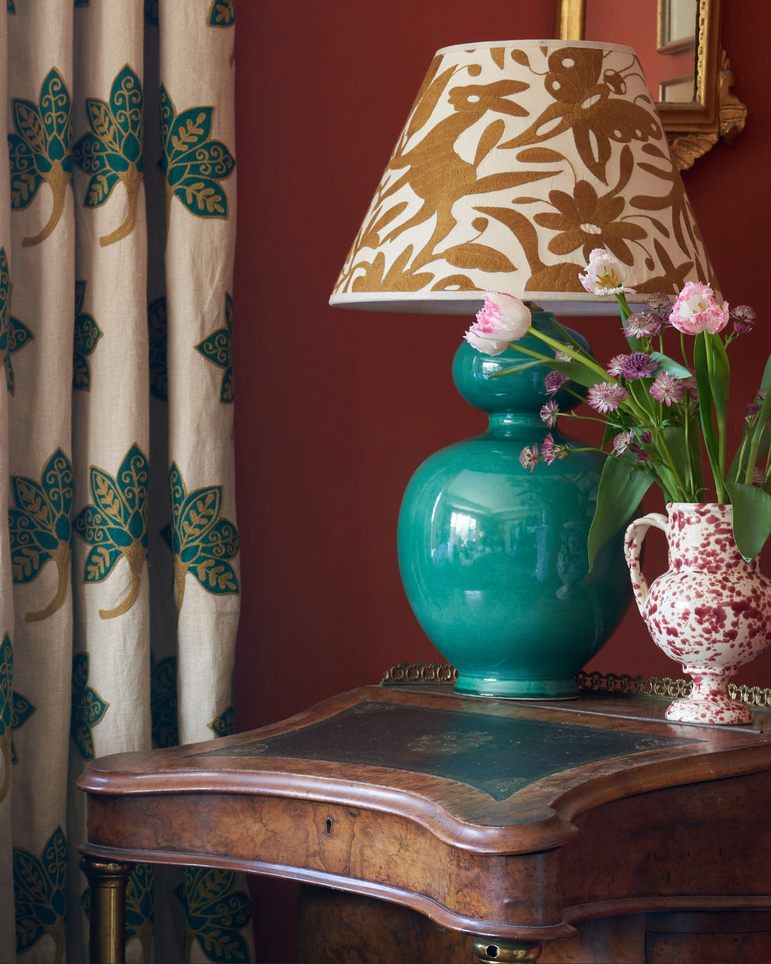 Gold Otomi Retro Lampshade - 41cm diameter