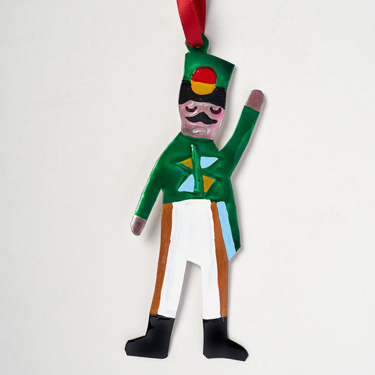 Handmade Tin Decoration - Friendly Showman