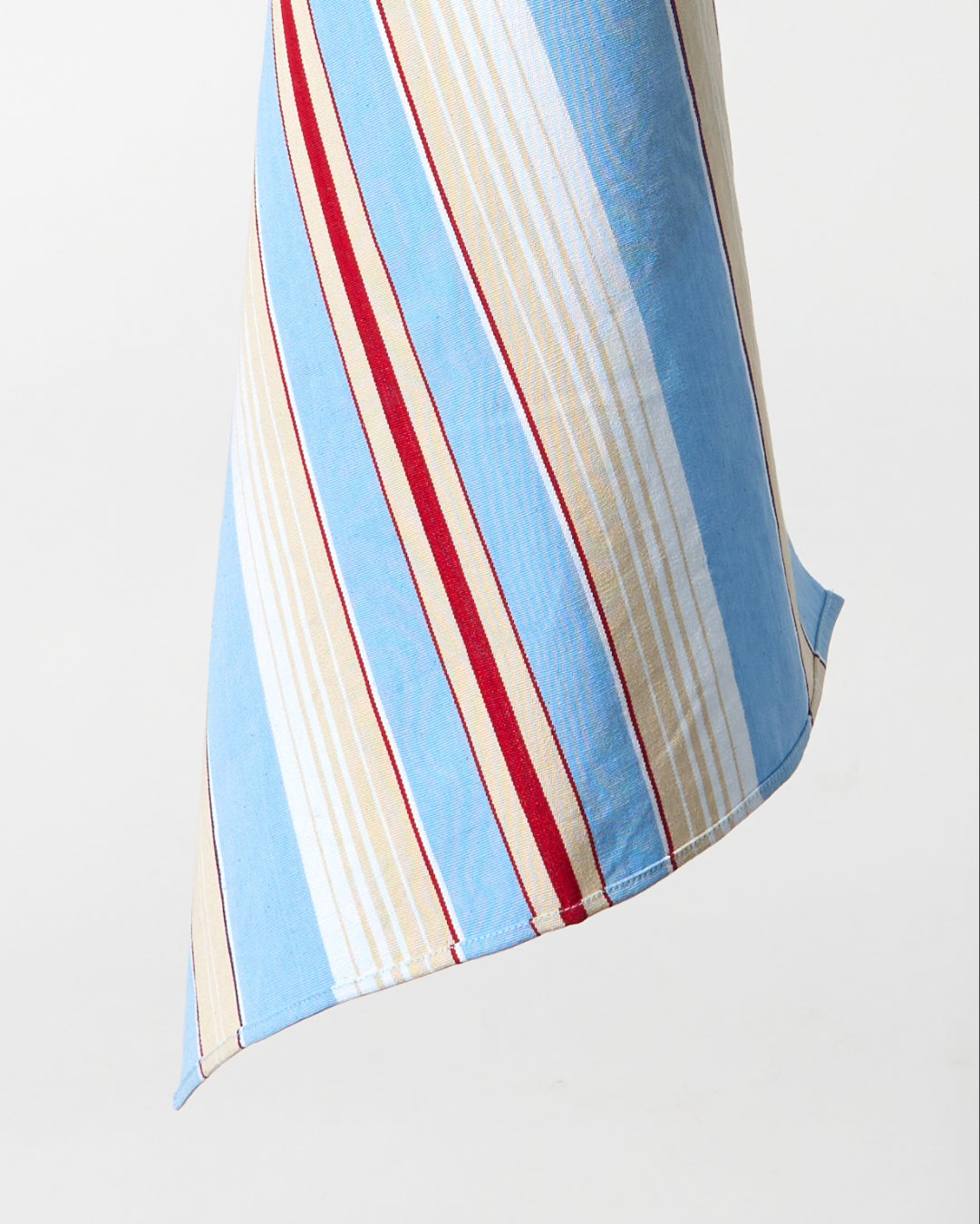 Hand Towel - Blue, Red and Cream Stripes