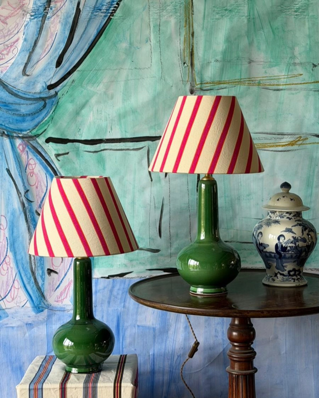 Sunset Stripe, Empire Lampshade - 5 Sizes