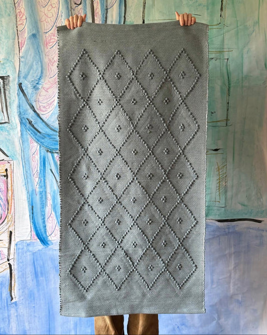 Cotton Bath Mat - Green Stone - LARGE