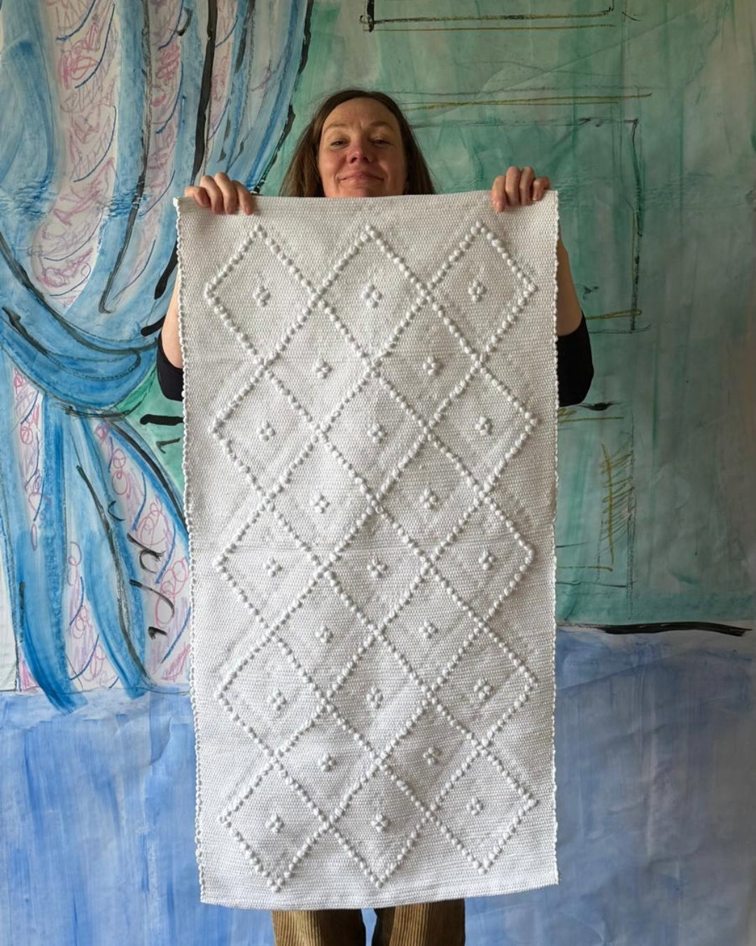 Cotton Bath Mat - White - Standard & Large